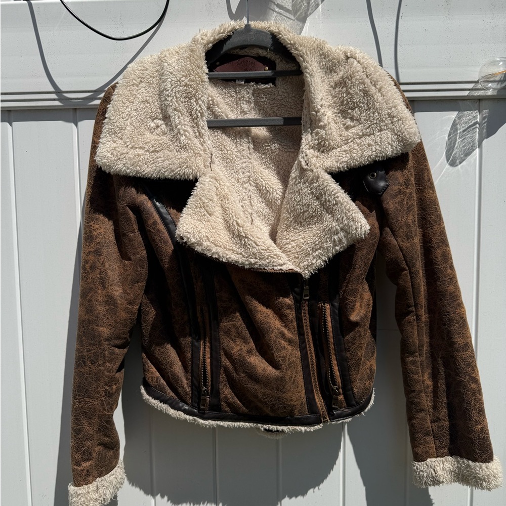 Ci Sono by Cavalini Faux Leather Jacket